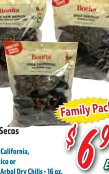 Chiles Secos Bonita