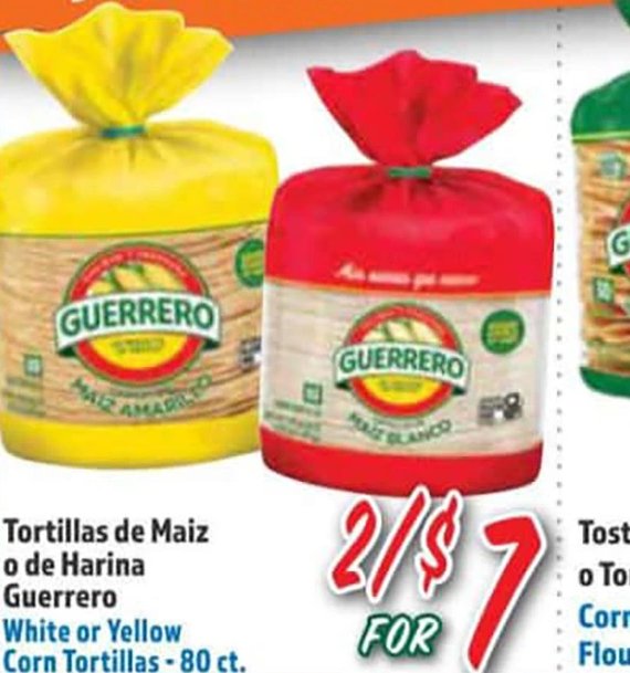 Tortillas de Maiz o de Harina Guerrero