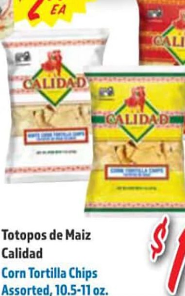 Totopos de Maiz Calidad