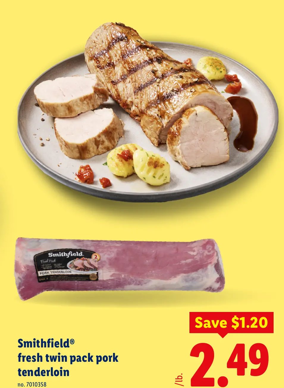 Smithfield fresh twin pack pork tenderloin