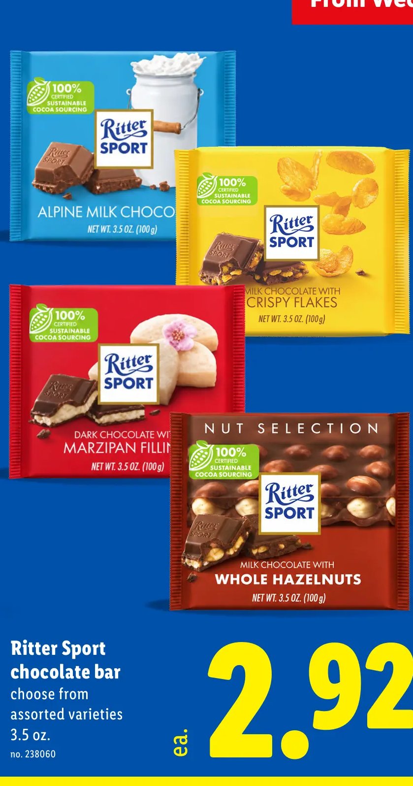 Ritter Sport chocolate bar