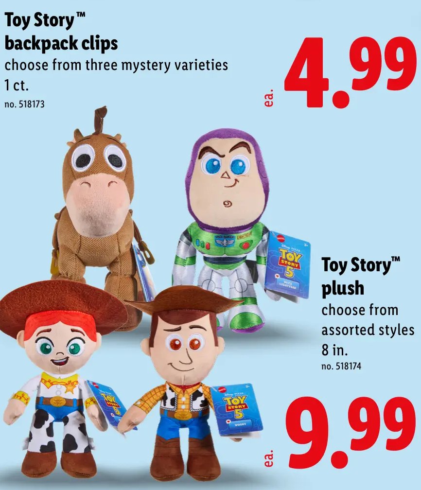 Toy Story™ backpack clips