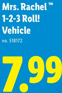 Mrs. Rachel™ 1-2-3 Roll! Vehicle