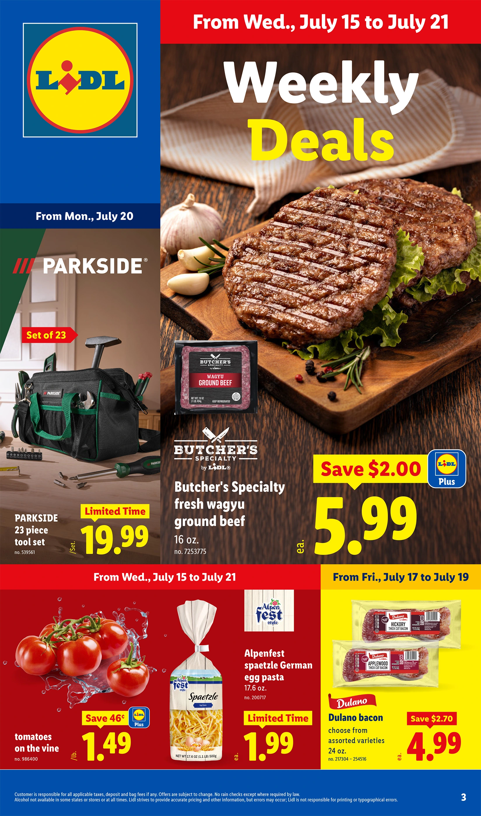 Lidl Weekly Ad Page 1