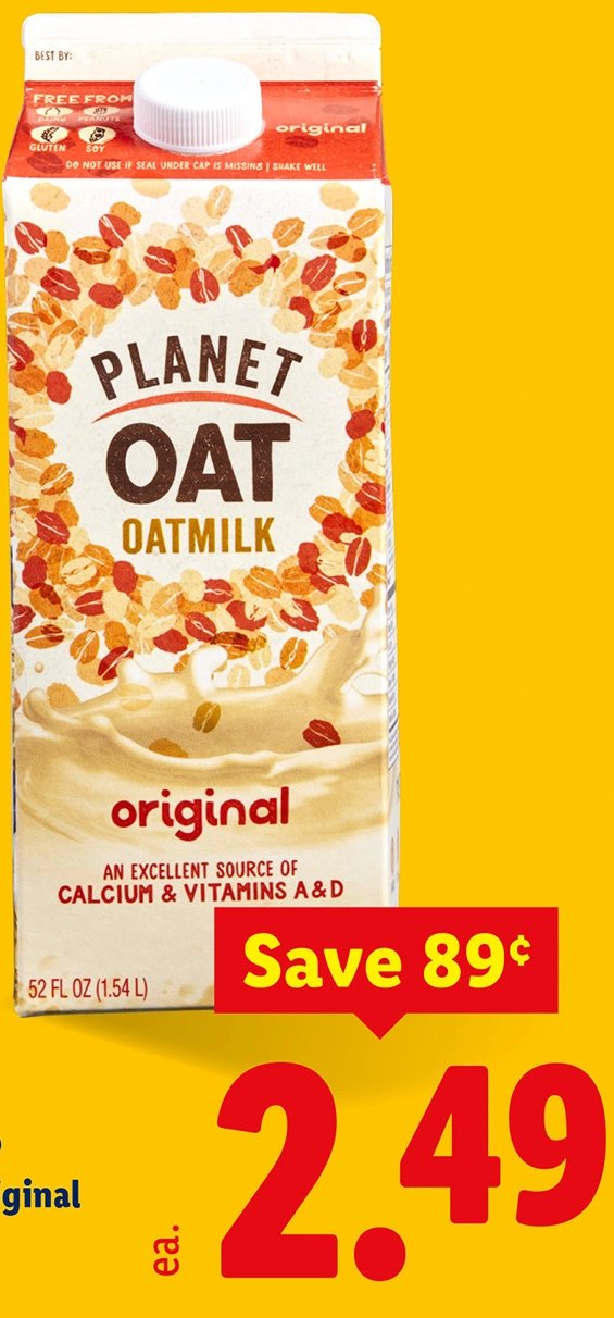Planet Oat® oatmilk, original