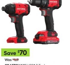 CRAFTSMAN® V20® 2-Tool Power Tool Combo Kit