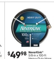 NeverKink® 5/8-in x 100-ft Heavy-Duty Hose