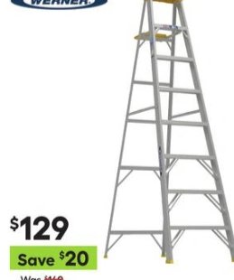Werner 8-ft 250-lb Aluminum Step Ladder
