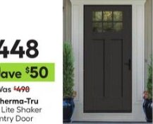 Therma-Tru 6-Lite Shaker Entry Door