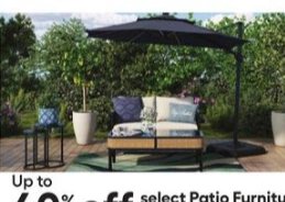 Select Patio Furniture & Accessories