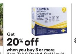 Kem-Tek 2-Pack 1-Gal Liquid Chlorine