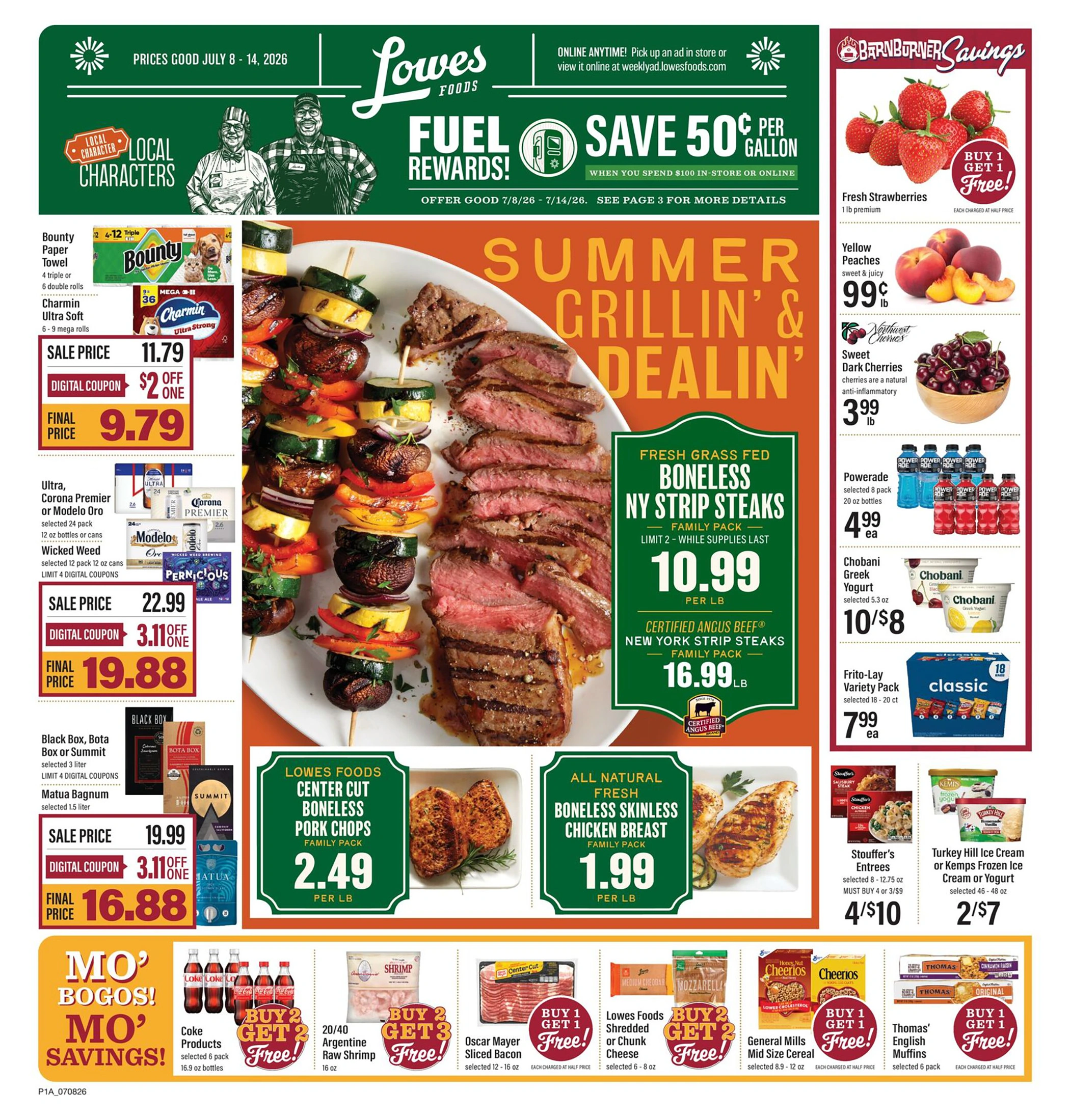 Lowes Foods Weekly Ad Page 1
