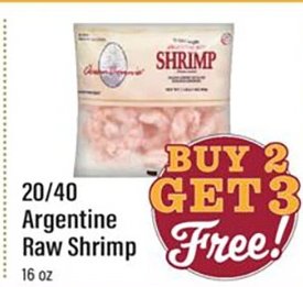 20/40 Argentine Raw Shrimp