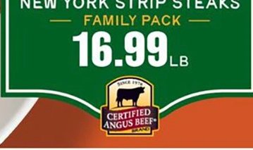Certified Angus Beef® New York Strip Steaks