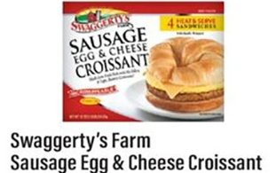 Swaggerry's Farm Sausage Egg & Cheese Croissant