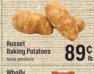 Russet Baking Potatoes