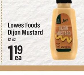 Lowes Foods Dijon Mustard