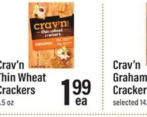 Crav'n Thin Wheat Crackers