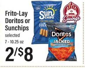 Frito-Lay Doritos or Sunchips