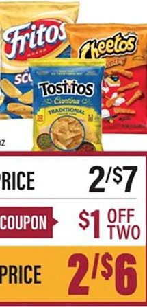 Frito-Lay Cheetos, Fritos or Tostitos Cantina