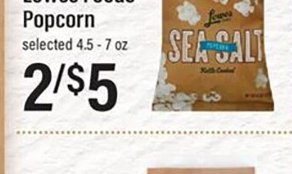 Lowes Foods Popcorn