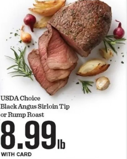 USDA Choice Black Angus Sirloin Tip