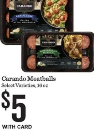 Carando Meatballs