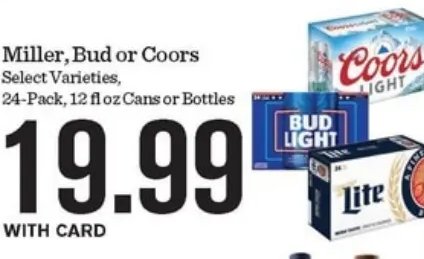 Miller, Bud or Coors
