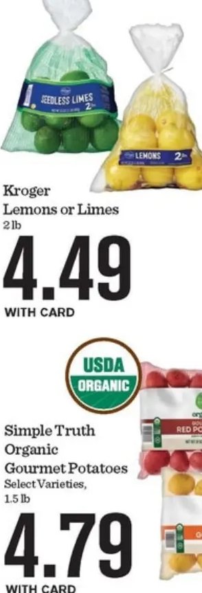 Kroger Lemons or Limes