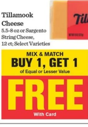 Tillamook Cheese