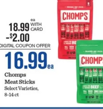 Chomps Meat Sticks