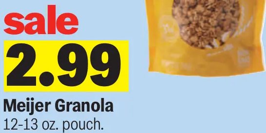 Meijer Granola