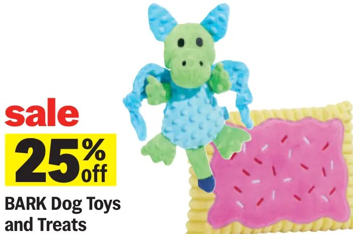 BARK Dog Toys and Treats