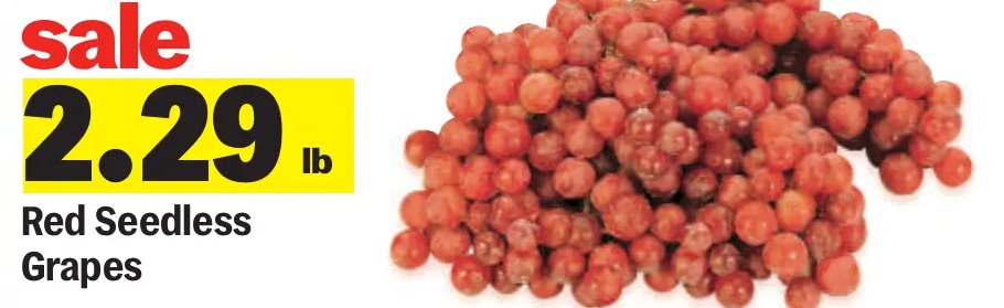 Red Seedless Grapes