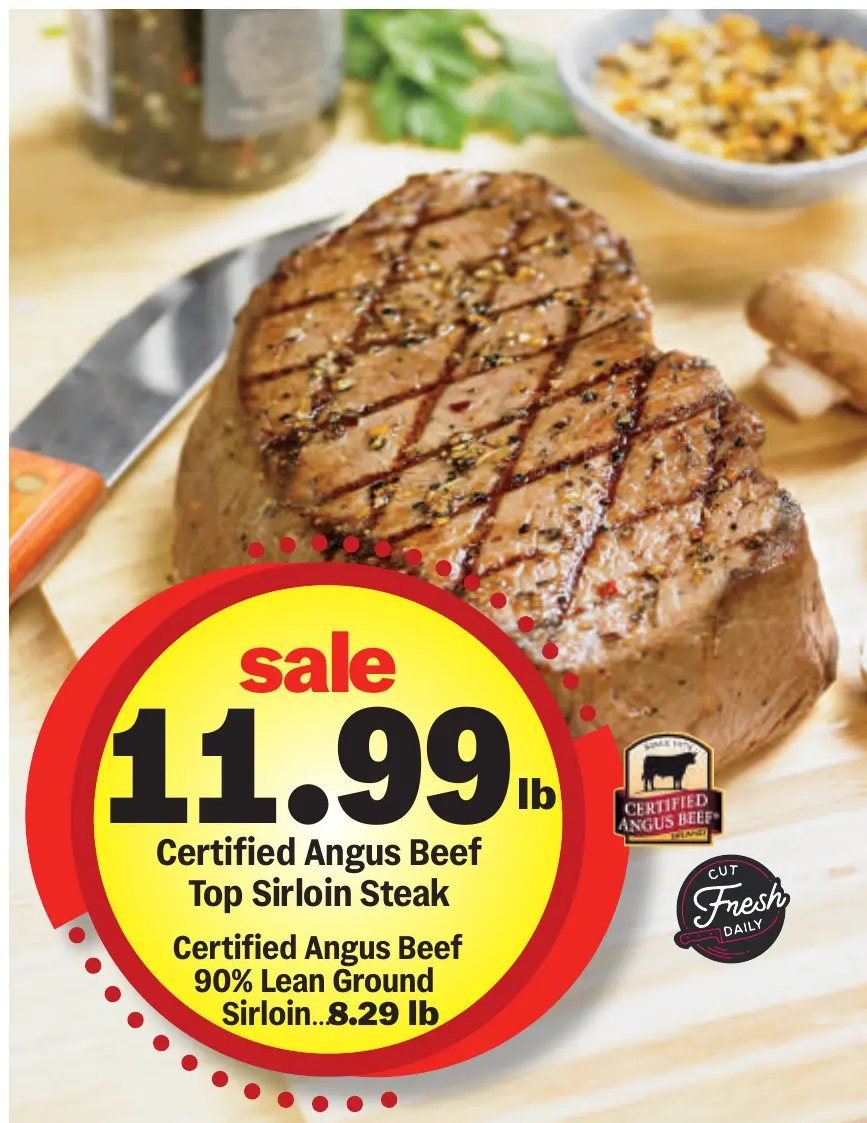 Certified Angus Beef Top Sirloin Steak
