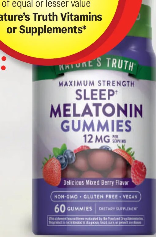 Nature's Truth Sleep Melatonin Gummies