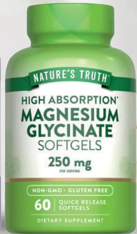 Nature's Truth High Absorption Magnesium Glycinate Softgels