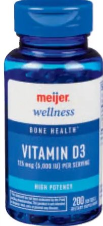 Meijer Wellness Vitamin D3