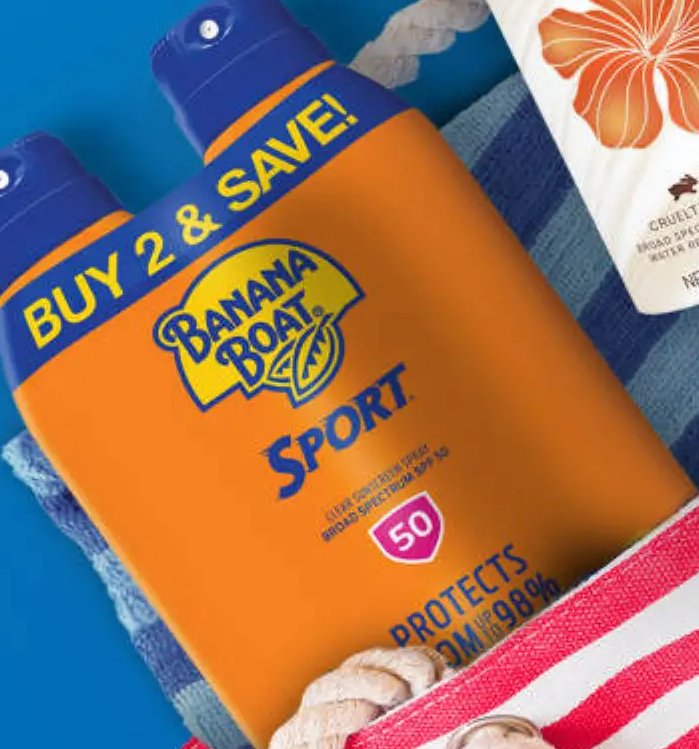 Banana Boat Sport Clear Sunscreen Spray