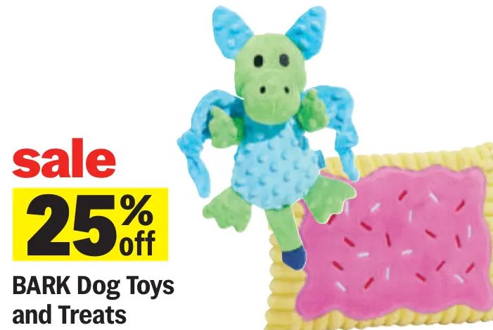 BARK Dog Toys and Treats