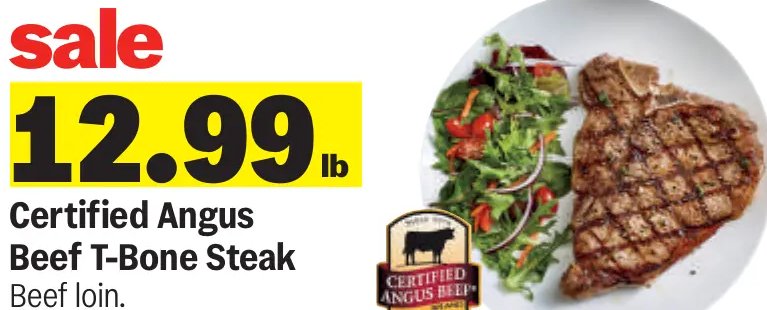 Certified Angus Beef T-Bone Steak