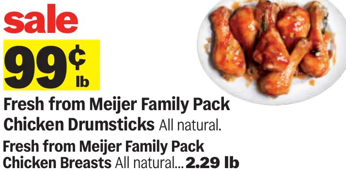 Fresh from Meijer Family Pack Chicken Drumsticks