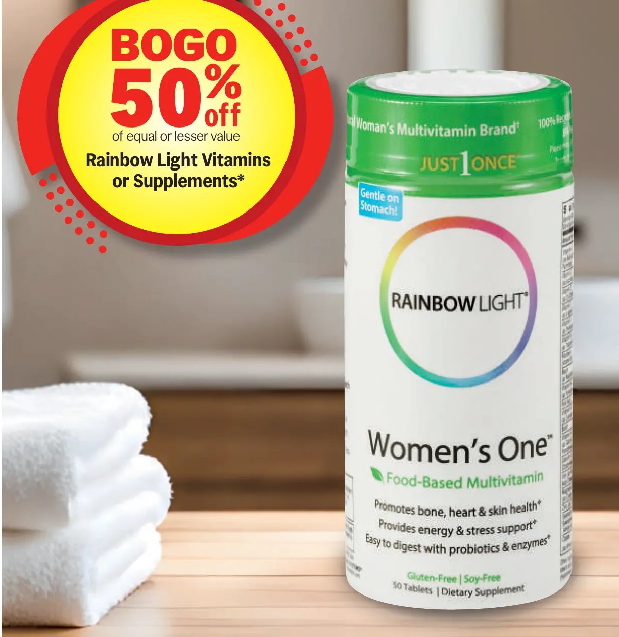 Rainbow Light Vitamins or Supplements*
