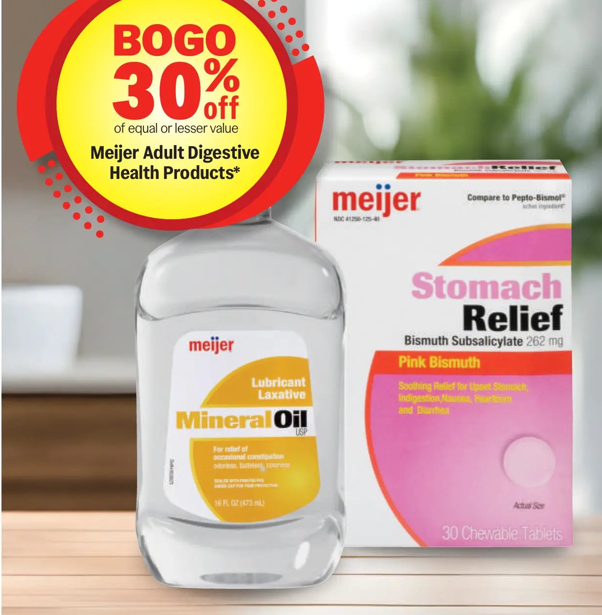 Meijer Adult Digestive Health Products*