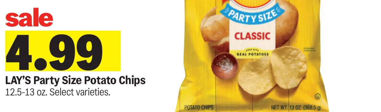 LAY'S Party Size Potato Chips