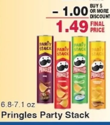 Pringles Party Stack