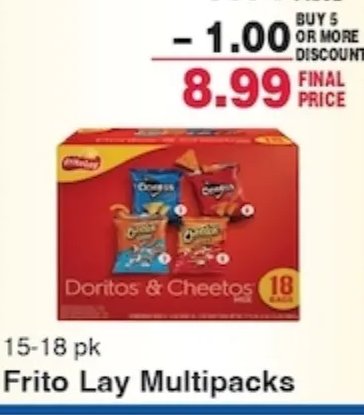 Frito Lay Multipacks