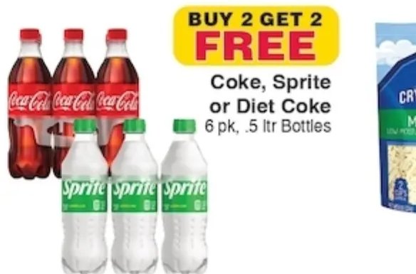 Coke, Sprite or Diet Coke