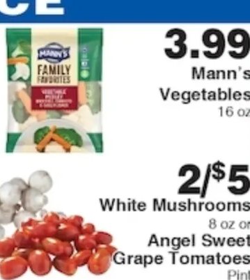 Mann's Vegetables