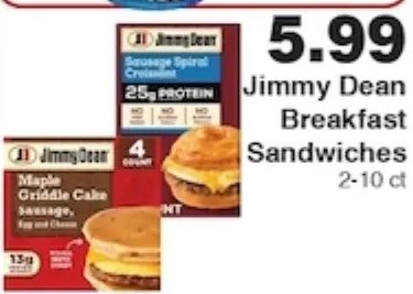 Jimmy Dean Breakfast Sandwiches